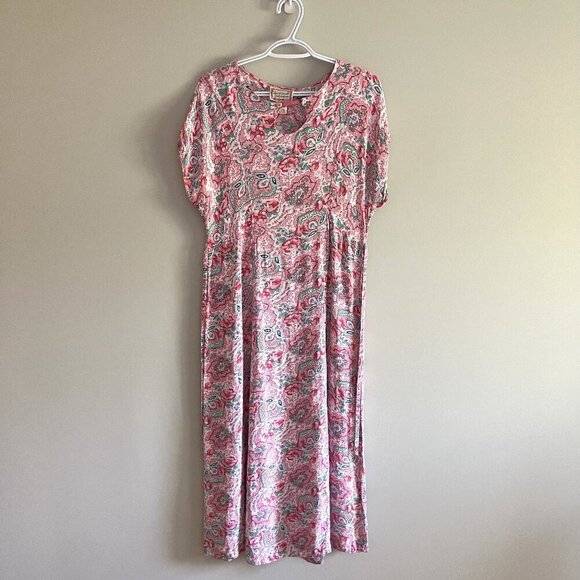 April Cornell Dresses & Skirts - April Cornell Floral Maxi Dress Size Small
